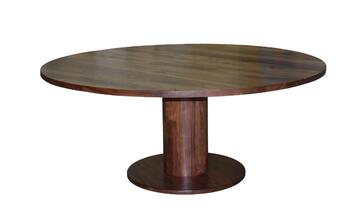 Table ronde Noyer naturel 01685