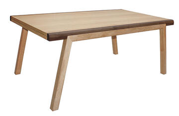 Table rectangulaire Noyer naturel et Fénix 81560NF
