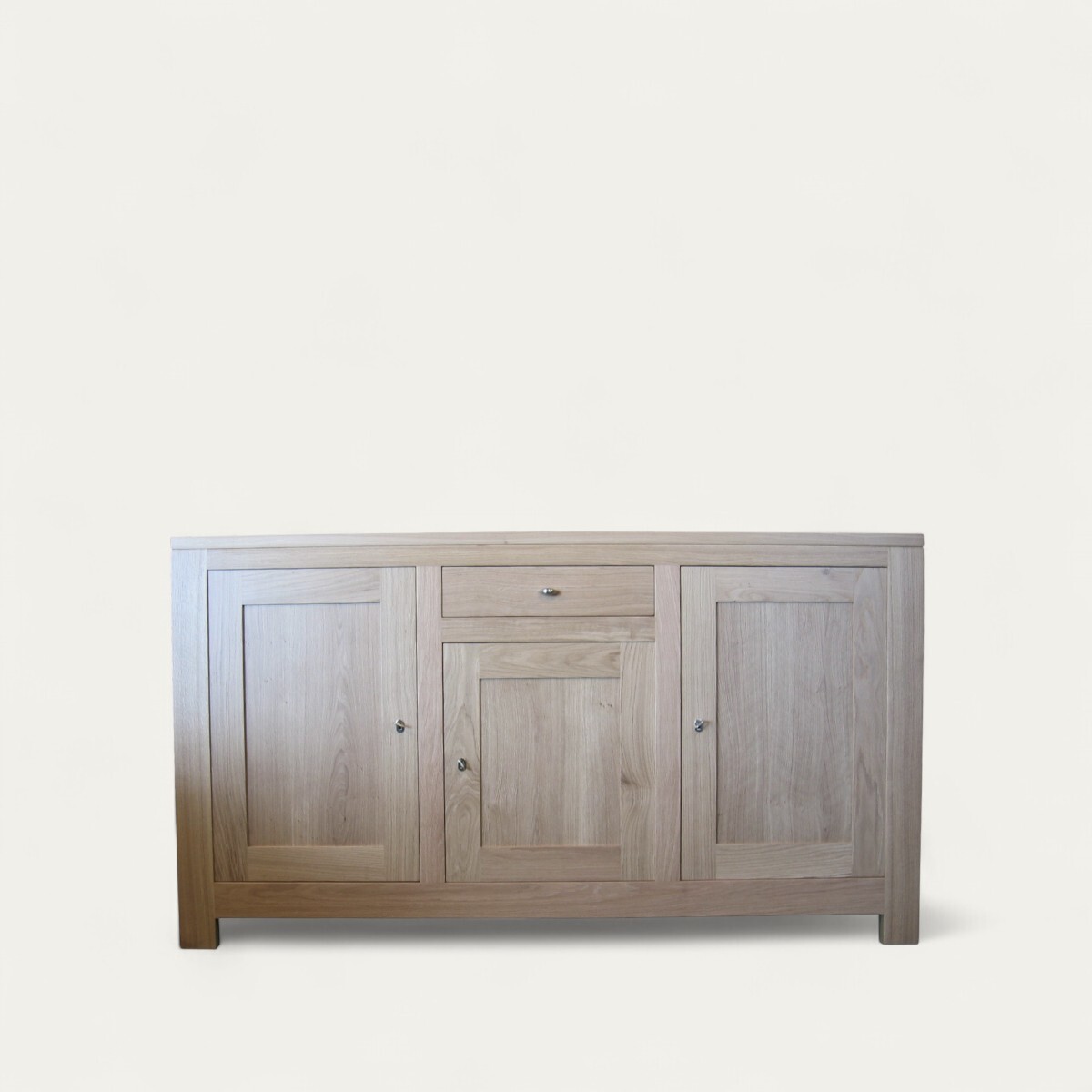 11263_Buffet 3 portes 1 tiroir création sur mesure bois 100 % massif
