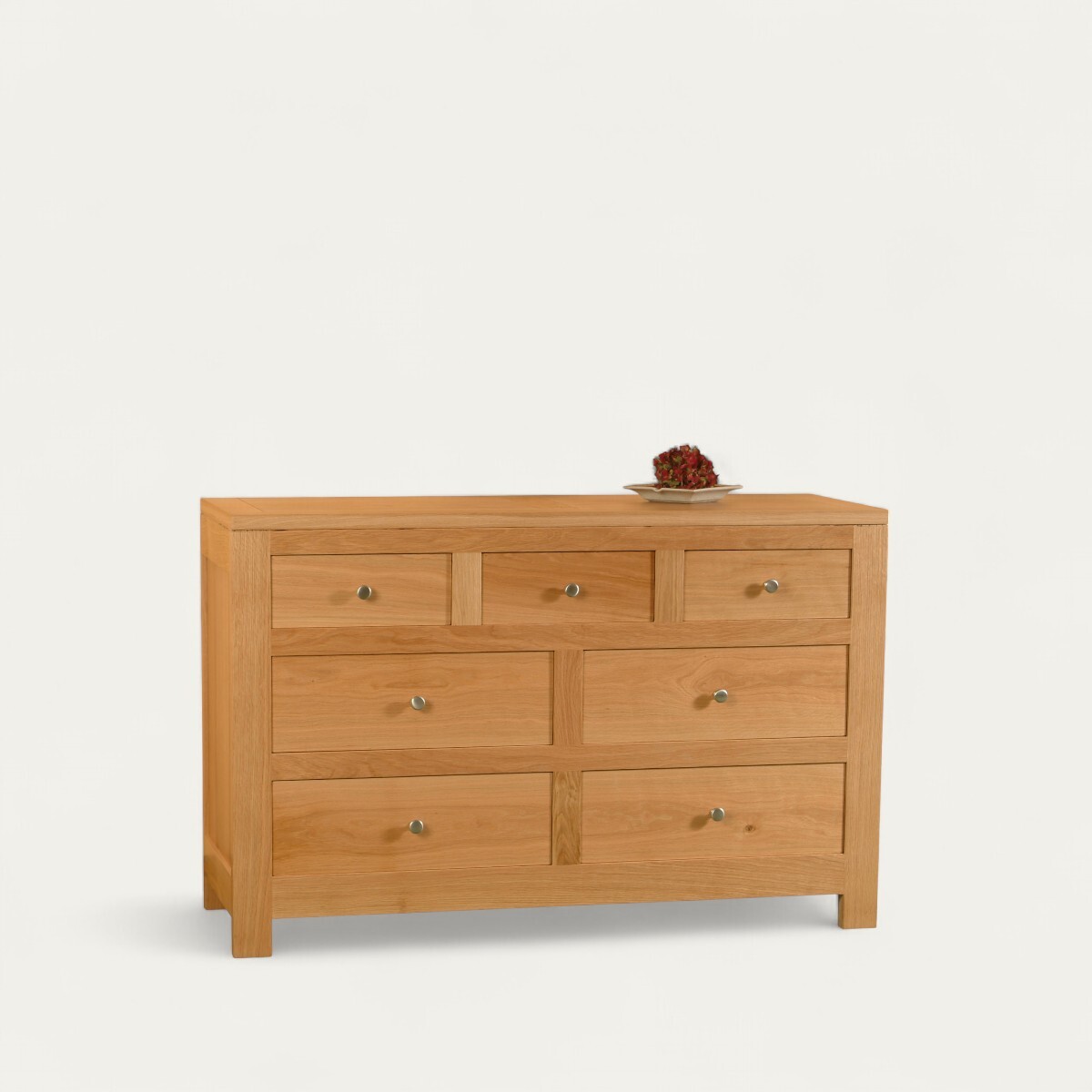 13361_Commode creation Chene naturel 7 tiroirs