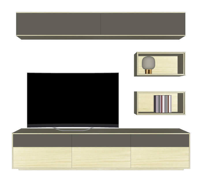 42276_Composition TV Chêne sur mesure