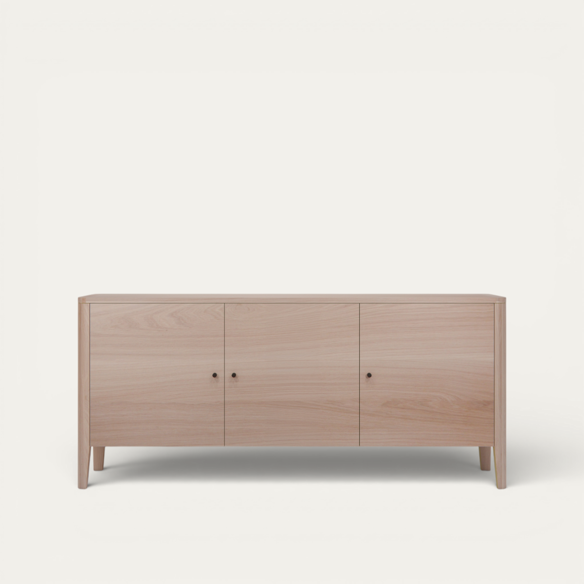 D1160_Buffet 3 portes DOLCE chêne blanchi sur mesure made in bretagne