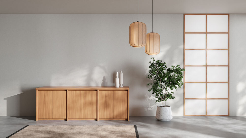 style Japandi design japonais et scandinave