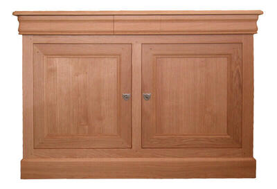 102B Buffet 2 portes 3 tiroirs Chêne naturel