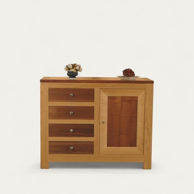 11251_buffet 1 porte 4 tiroirs chêne et noyer naturel__bois_100_massif__035676900_0940_28112011-Photoroom