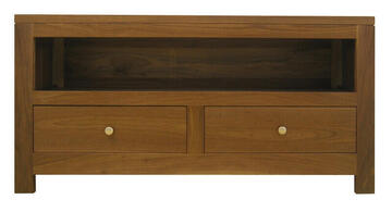12240 Meuble TV Noyer sur mesure