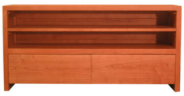 22241 Meuble TV Merisier sur mesure