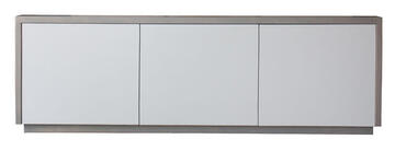 22271 Meuble TV Chêne grisé et laqué