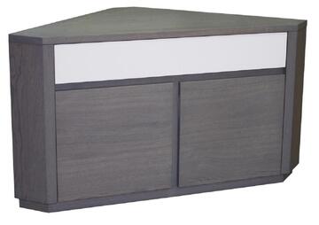 22280A Meuble tv Chêne gris galet sur mesure