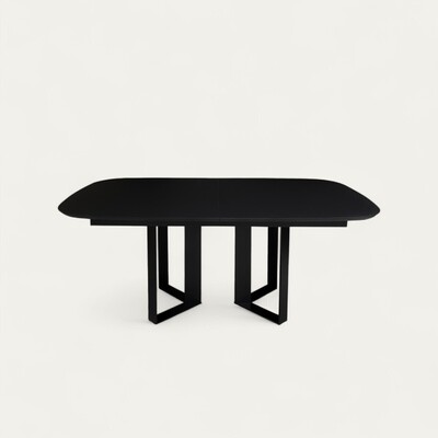 41841_Table slim ovale Trombone noyer naturel bois massif 2 allonges de 48 ouverture synchronisée made in bretagne Pirotais meubles