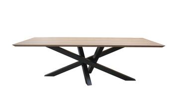 81725_table mikado chant droit chêne blanchi et métal made in bretagne personnalisable
