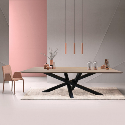 81730_Table mikado chêne blanchi et métal laqué noir made in bretagne