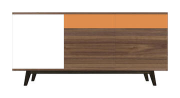 Buffet châtaignier blanchi et laqué 91172