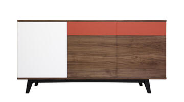 Buffet châtaignier blanchi et laqué 91172