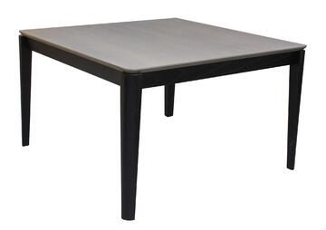 Table carrée Fénix noir et Chêne blanchi 91551