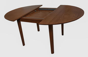 Table ronde Chêne blanchi et Fénix 91652