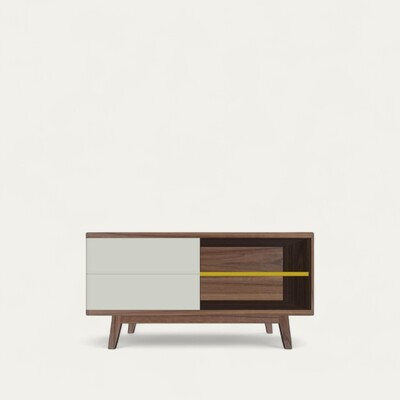 92251-meuble-tv-noyer naturel 1 porte sur-mesure