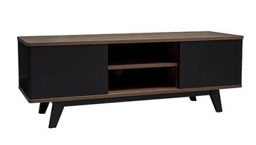 92260 Meuble TV Noyer massif sur mesure made in France