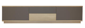 92275_Meuble TV Chêne sur mesure - marron - Made in France
