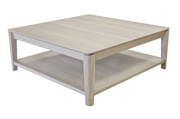 Table basse carrée Chêne blanchi 92555
