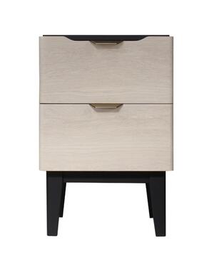 B3451PSD_Table de Chevet Chêne sur mesure 2 tiroirs