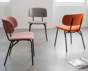 chaise-juliette-la-seggiola rose gris brique