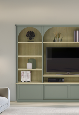 Composition TV_DOLCE Vert sauge 1200