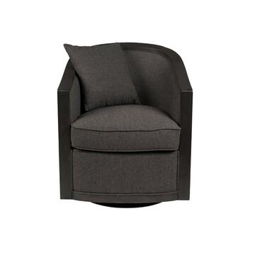 Fauteuil cannage et tissu ZUVAMAR