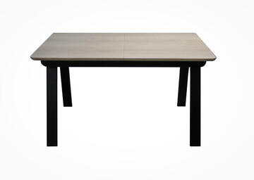 G1571_Table 1 allonge papillon ouverture synchronisée chêne blanchi et wengé noir bois massif made in Bretagne Pirotais meubles Romagné